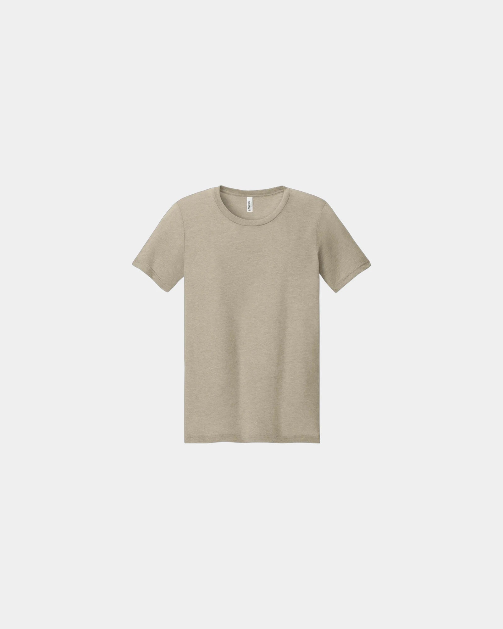 Custom triblend short sleeve tee for teams - Tan Triblend