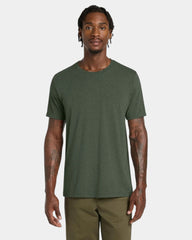 Custom triblend short sleeve tee for teams - Military Green Triblend