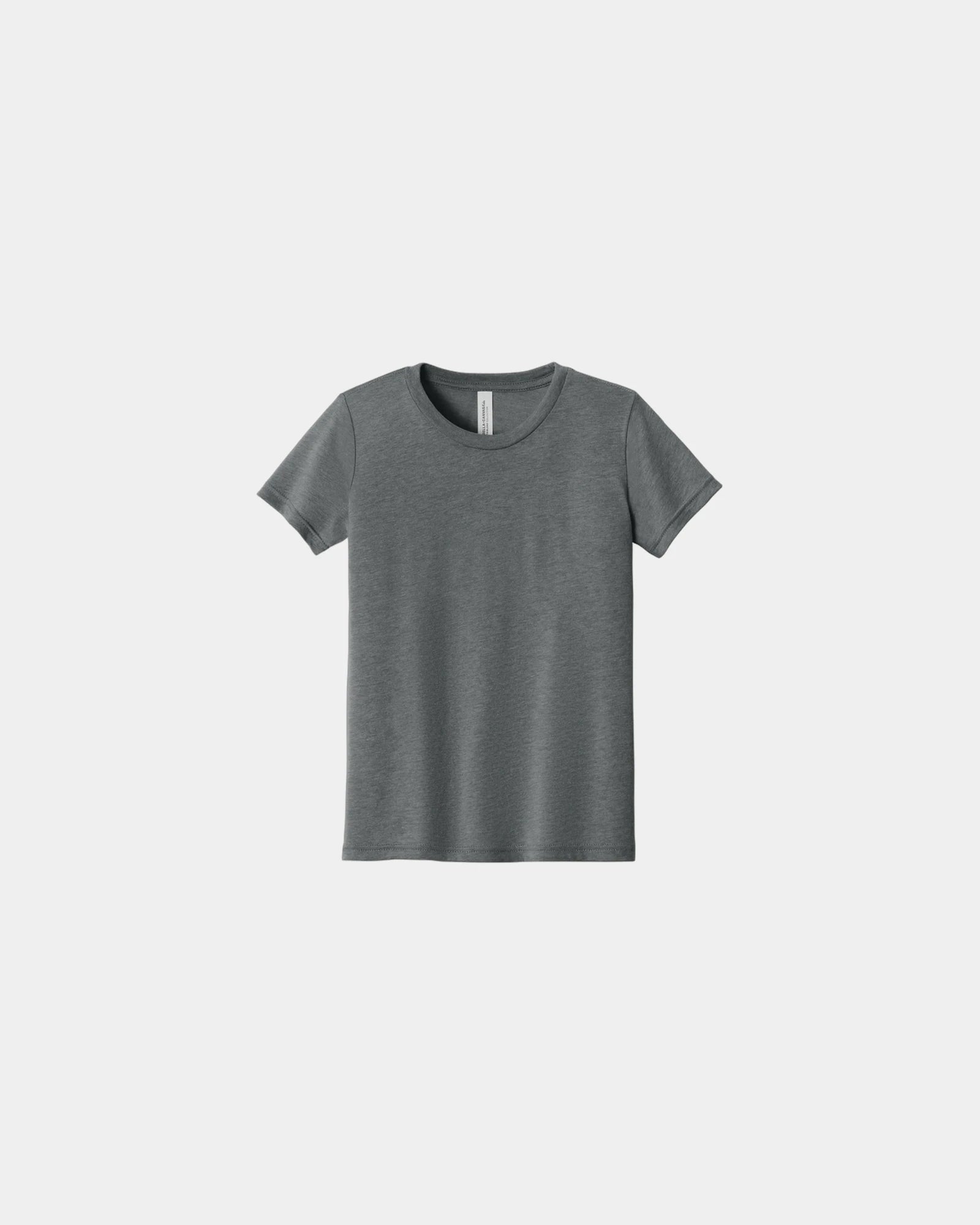 Custom triblend youth short sleeve tee - Grey Triblend