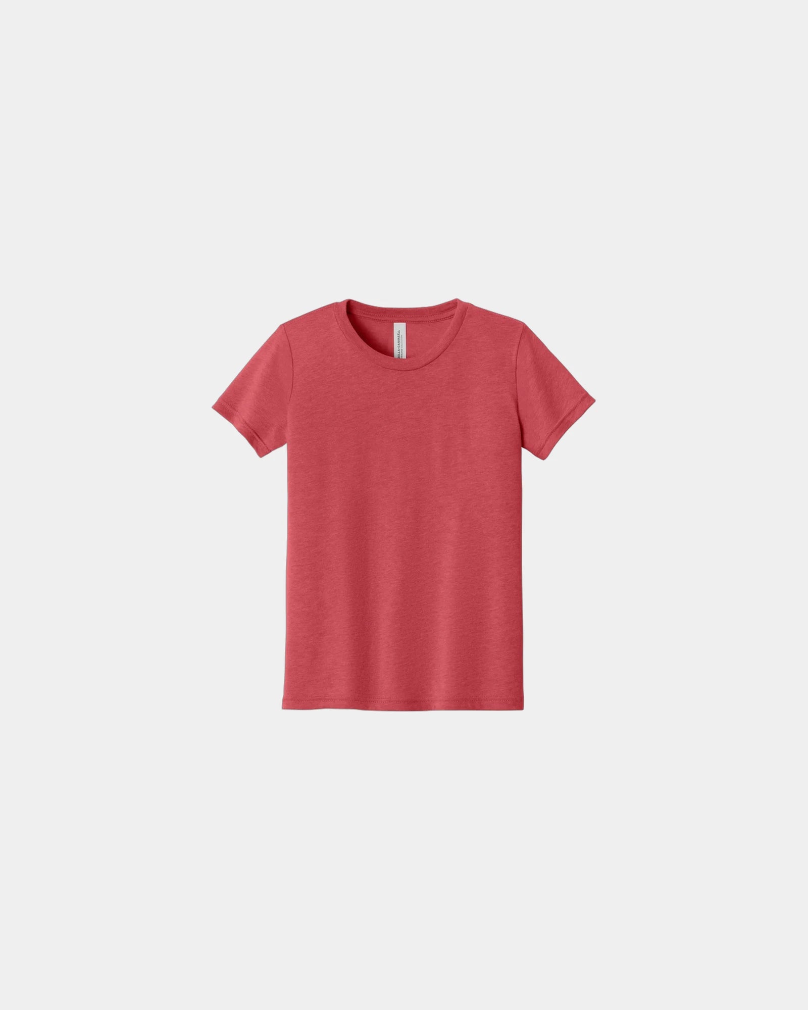 Custom triblend youth short sleeve tee - Red Triblend