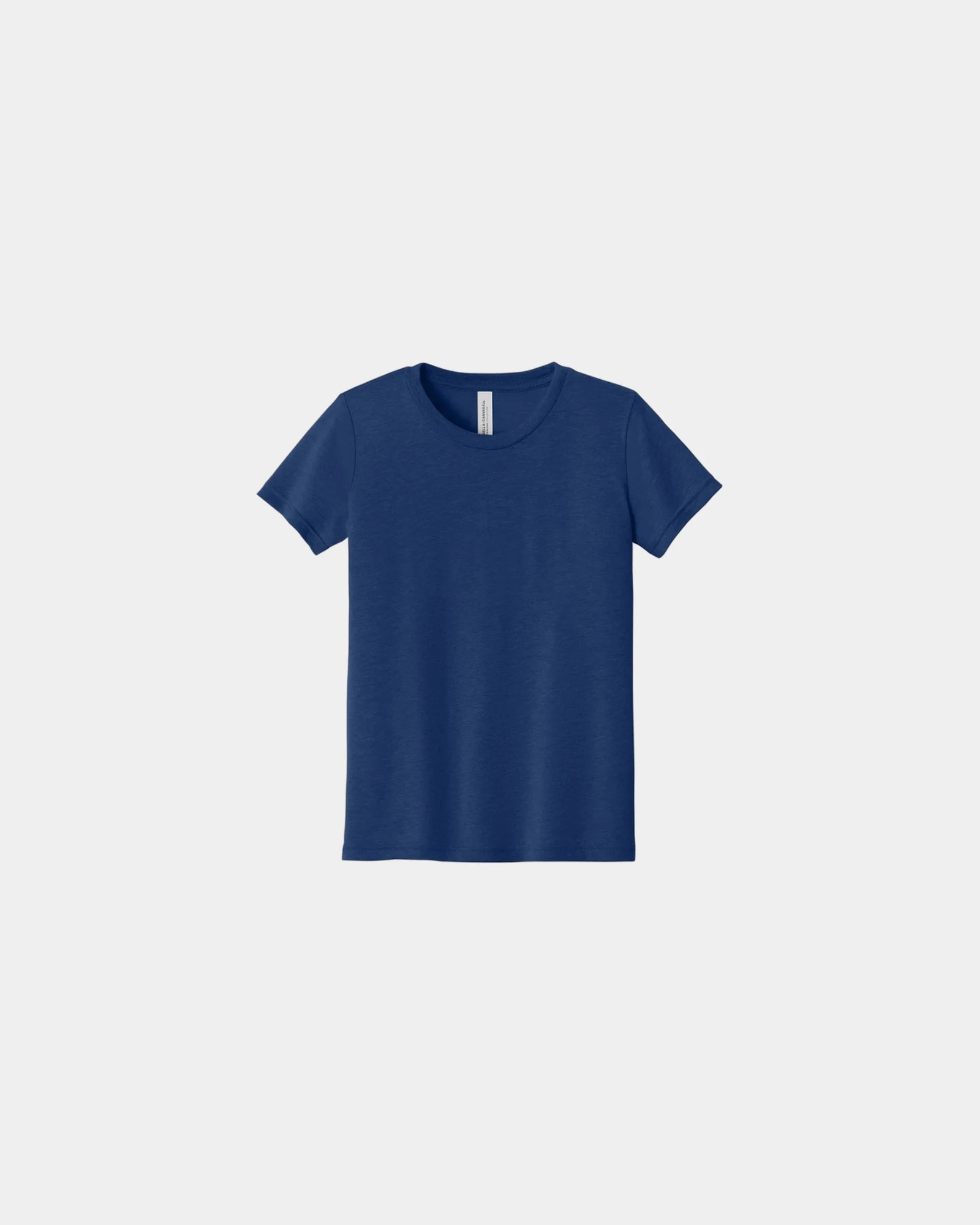 Custom triblend youth short sleeve tee - Navy Triblend