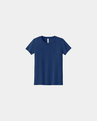 Custom triblend youth short sleeve tee - Navy Triblend