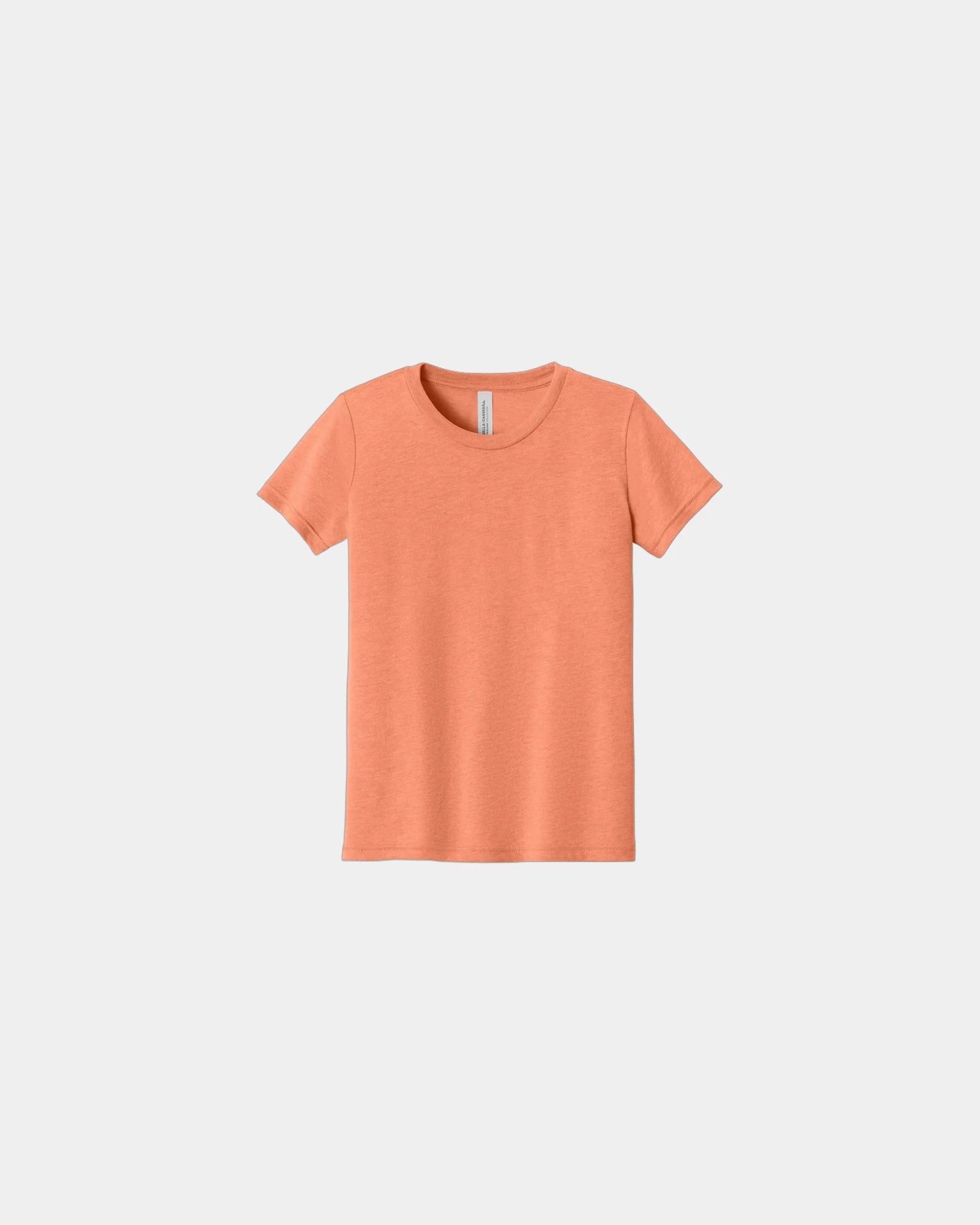 Custom triblend youth short sleeve tee - Orange Triblend