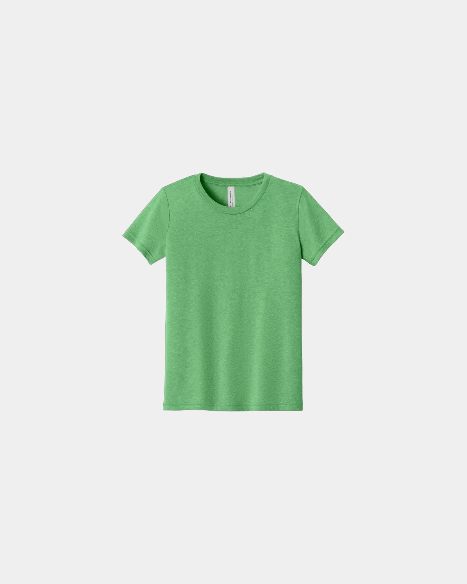 Custom triblend youth short sleeve tee - Green Triblend