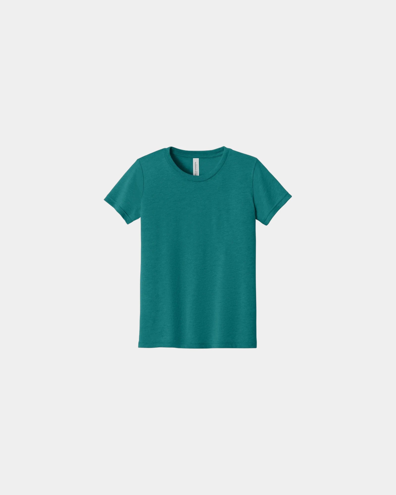 Custom triblend youth short sleeve tee - Teal Triblend