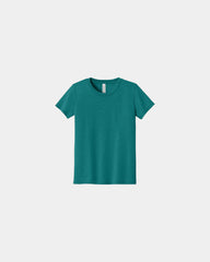 Custom triblend youth short sleeve tee - Teal Triblend