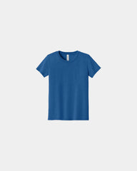 Custom triblend youth short sleeve tee - True Royal Triblend