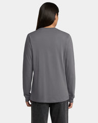 Custom ring spun cotton long sleeve tee for teams - Storm