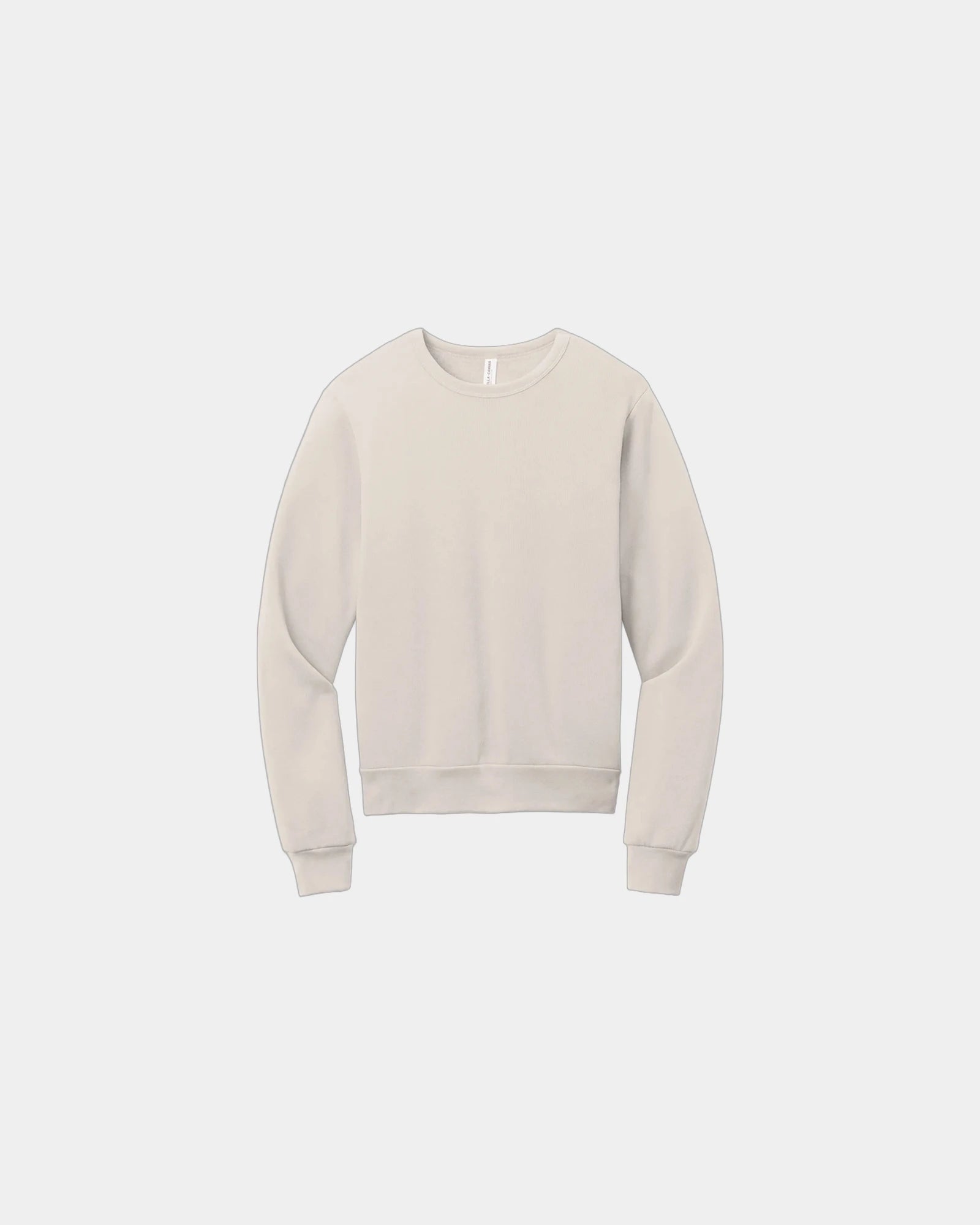 Custom fleece crewneck sweatshirt for teams - Heather Dust