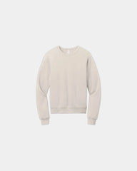 Custom fleece crewneck sweatshirt for teams - Heather Dust