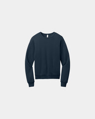 Custom fleece crewneck sweatshirt for teams - Navy