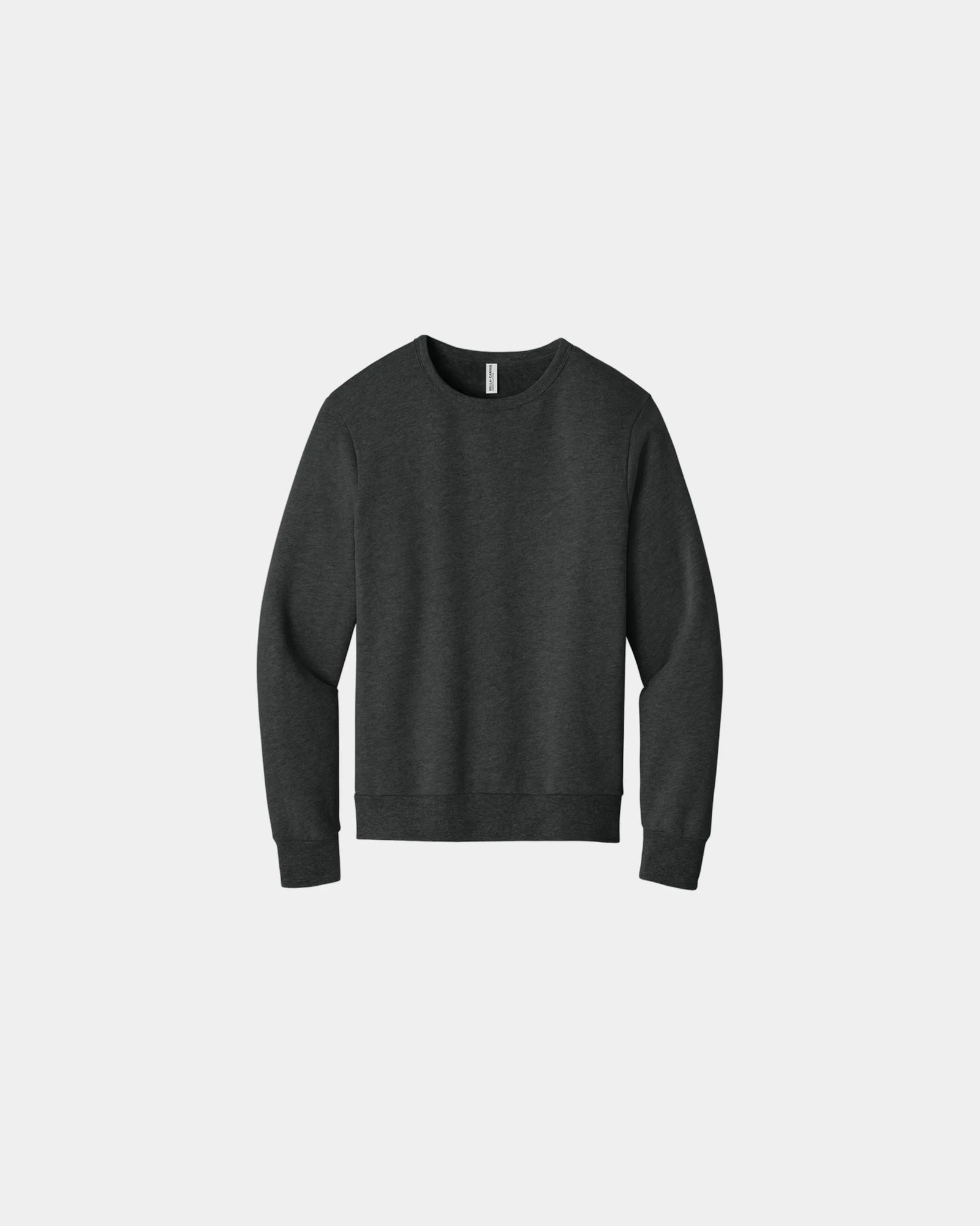 Custom fleece crewneck sweatshirt for teams - Dark Grey Heather