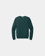 Custom sponge fleece drop shoulder sweatshirt unisex - Atlantic
