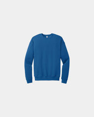 Custom sponge fleece drop shoulder sweatshirt unisex - True Royal