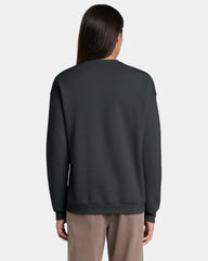 Custom sponge fleece drop shoulder sweatshirt unisex - Dark Grey