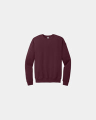 Custom sponge fleece drop shoulder sweatshirt unisex - Maroon
