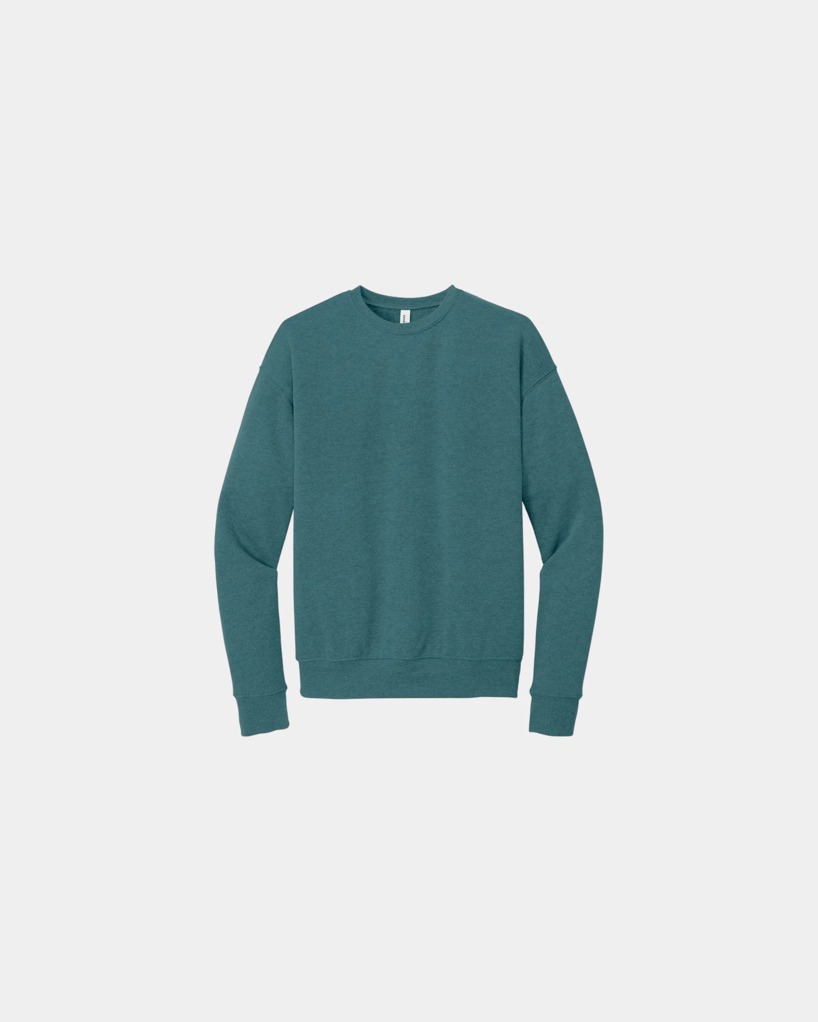 Custom sponge fleece drop shoulder sweatshirt unisex - Heather Slate