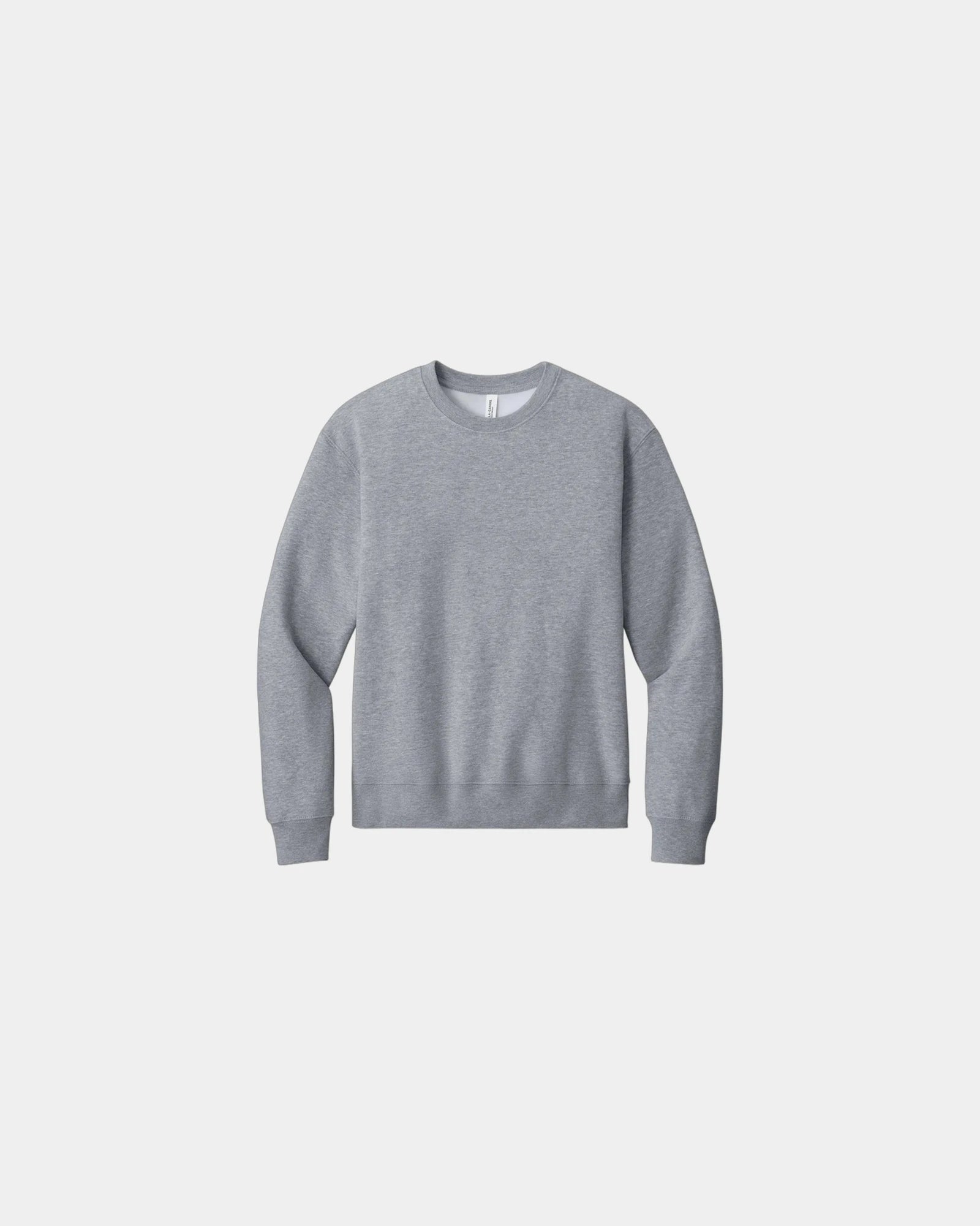 Custom heavyweight crewneck sweatshirt, 10 oz fleece - Athletic Heather