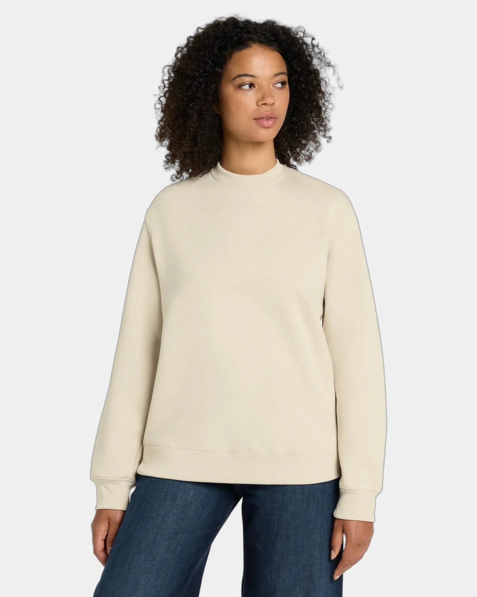 Custom heavyweight crewneck sweatshirt, 10 oz fleece - Dust