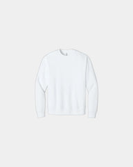 Custom heavyweight crewneck sweatshirt, 10 oz fleece - White