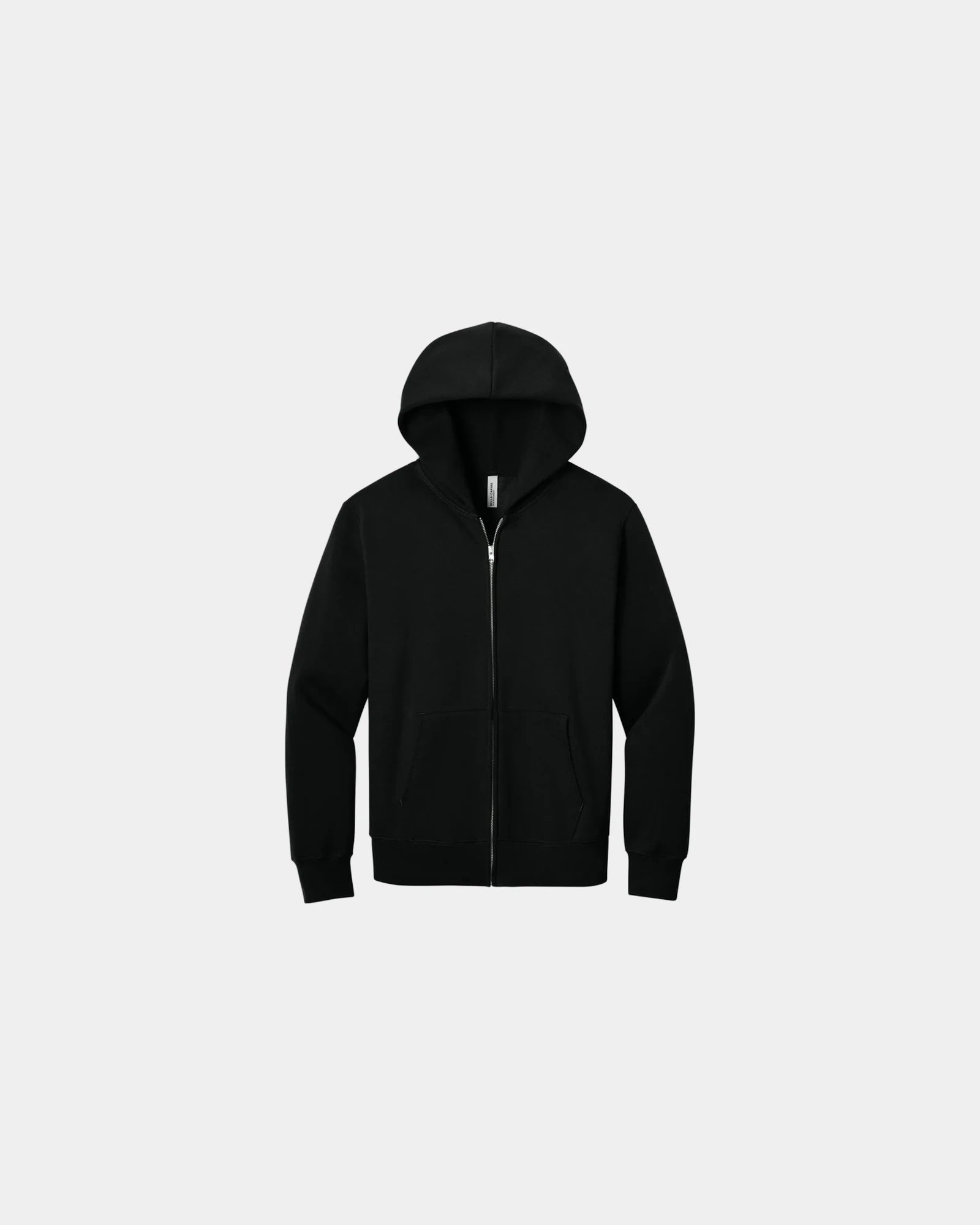 Custom heavyweight full-zip hooded sweatshirt 10 oz - Black