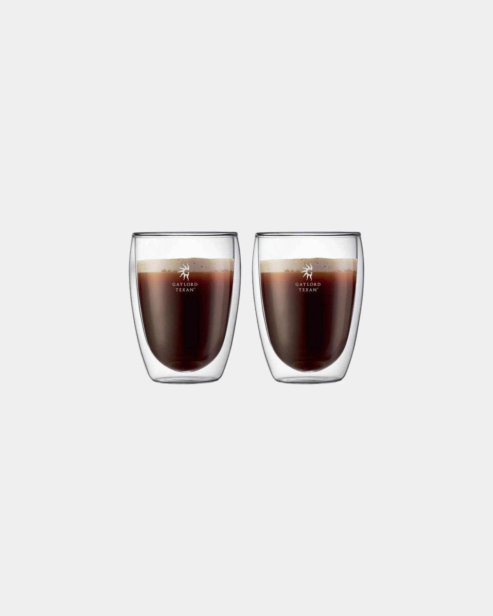 Custom double-wall glass 12 oz two-piece set - 4