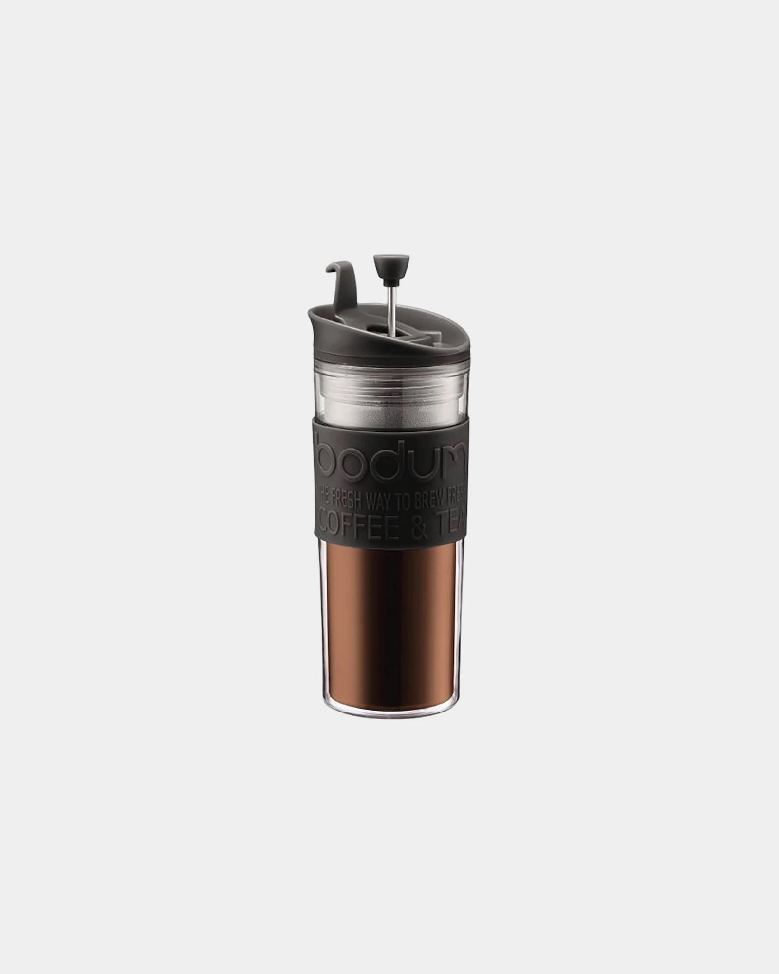 Custom double-wall French press travel coffee maker - 1
