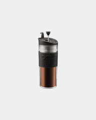 Custom double-wall French press travel coffee maker - 1