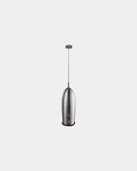 Custom stainless steel milk frother for coffee drinks - Gray