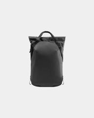 Custom 20L totepack with stowable padded backpack straps - Black