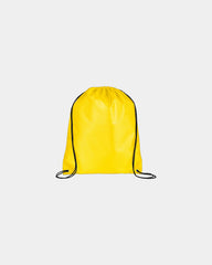 Custom polyester drawstring bag 18 x 15 in backpack - Yellow