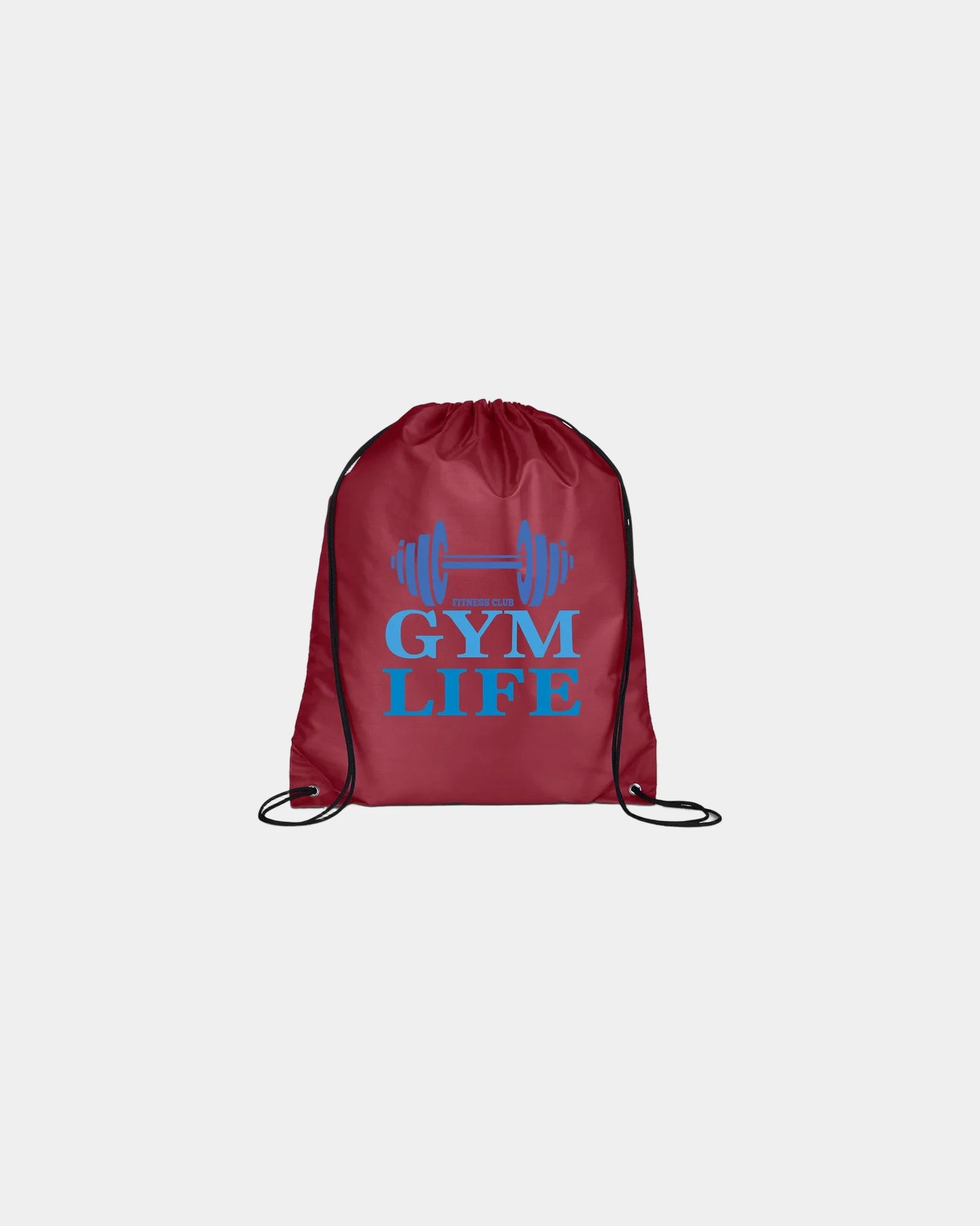Custom polyester drawstring bag 18 x 15 in backpack - Burgundy