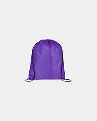 Custom polyester drawstring bag 18 x 15 in backpack - Purple