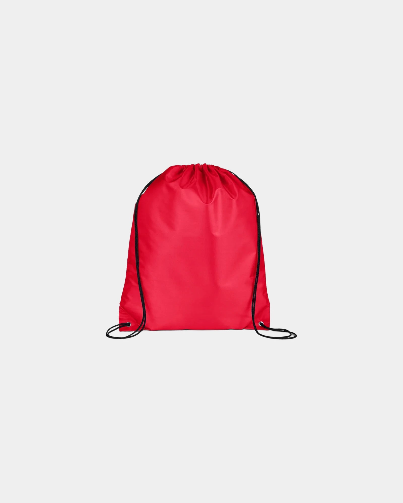Custom polyester drawstring bag 18 x 15 in backpack - Red
