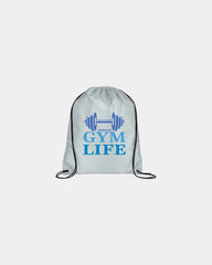 Custom polyester drawstring bag 18 x 15 in backpack - Gray