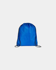 Custom polyester drawstring bag 18 x 15 in backpack - Blue-Reflex