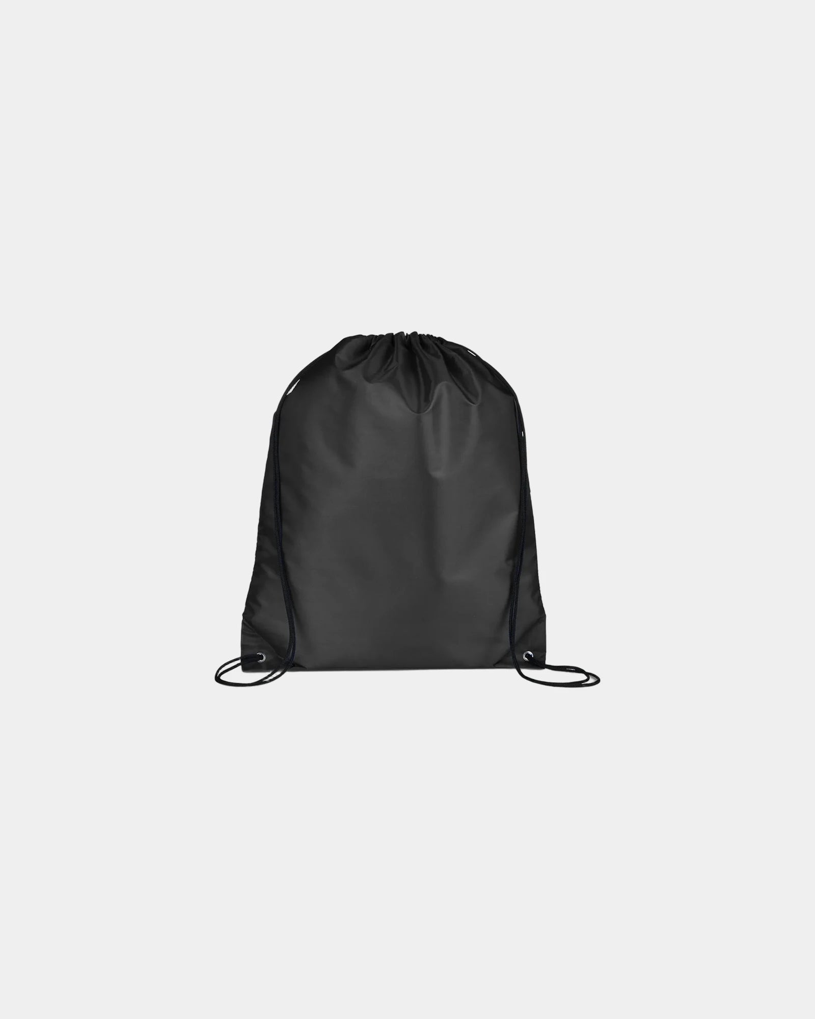 Custom polyester drawstring bag 18 x 15 in backpack - Black