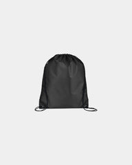Custom polyester drawstring bag 18 x 15 in backpack - Black