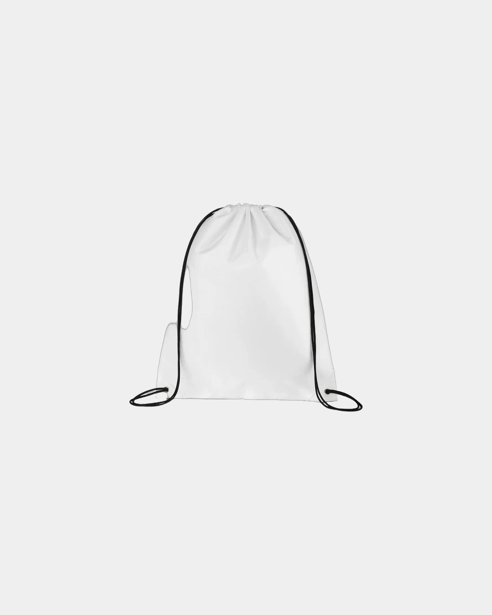 Custom polyester drawstring bag 18 x 15 in backpack - White