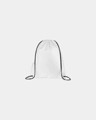 Custom polyester drawstring bag 18 x 15 in backpack - White