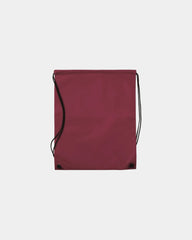 Custom non-woven drawstring bag cinch backpack 17.5x14.5 - Burgundy