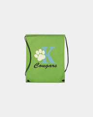 Custom non-woven drawstring bag cinch backpack 17.5x14.5 - Green-Lime