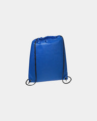 Custom non-woven drawstring bag cinch backpack 17.5x14.5 - Blue-Reflex