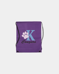 Custom non-woven drawstring bag cinch backpack 17.5x14.5 - Purple