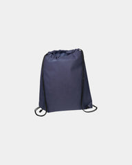 Custom non-woven drawstring bag cinch backpack 17.5x14.5 - Blue-Navy