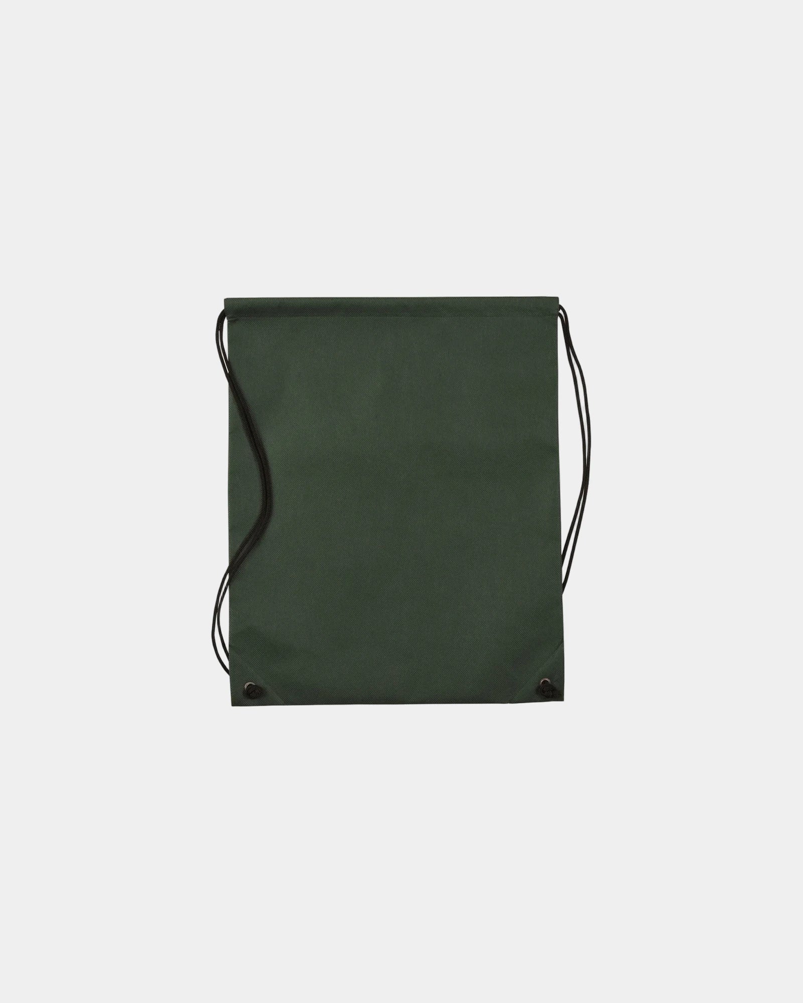 Custom non-woven drawstring bag cinch backpack 17.5x14.5 - Green-Hunter