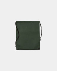 Custom non-woven drawstring bag cinch backpack 17.5x14.5 - Green-Hunter