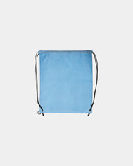Custom non-woven drawstring bag cinch backpack 17.5x14.5 - Blue-Carolina