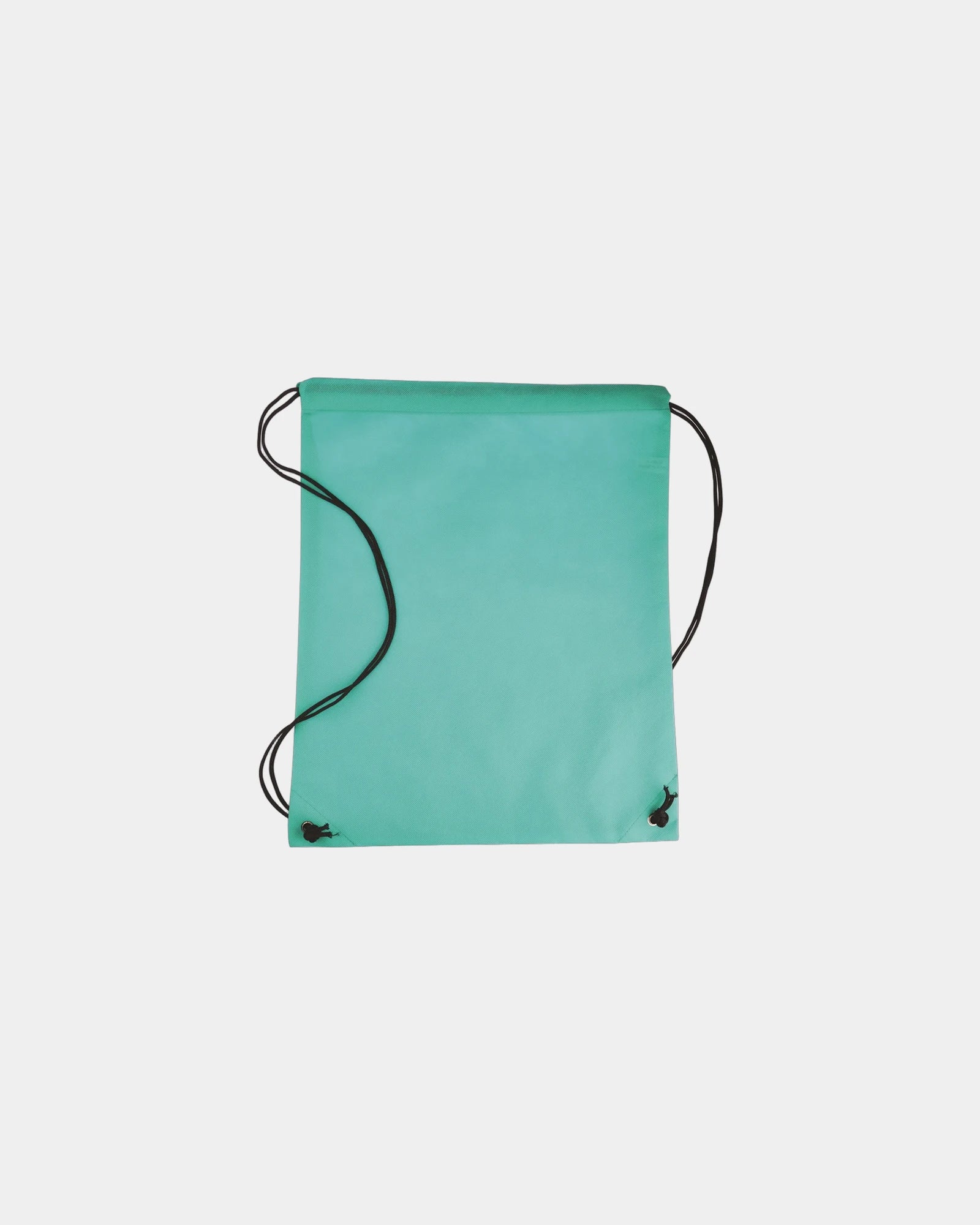 Custom non-woven drawstring bag cinch backpack 17.5x14.5 - Teal