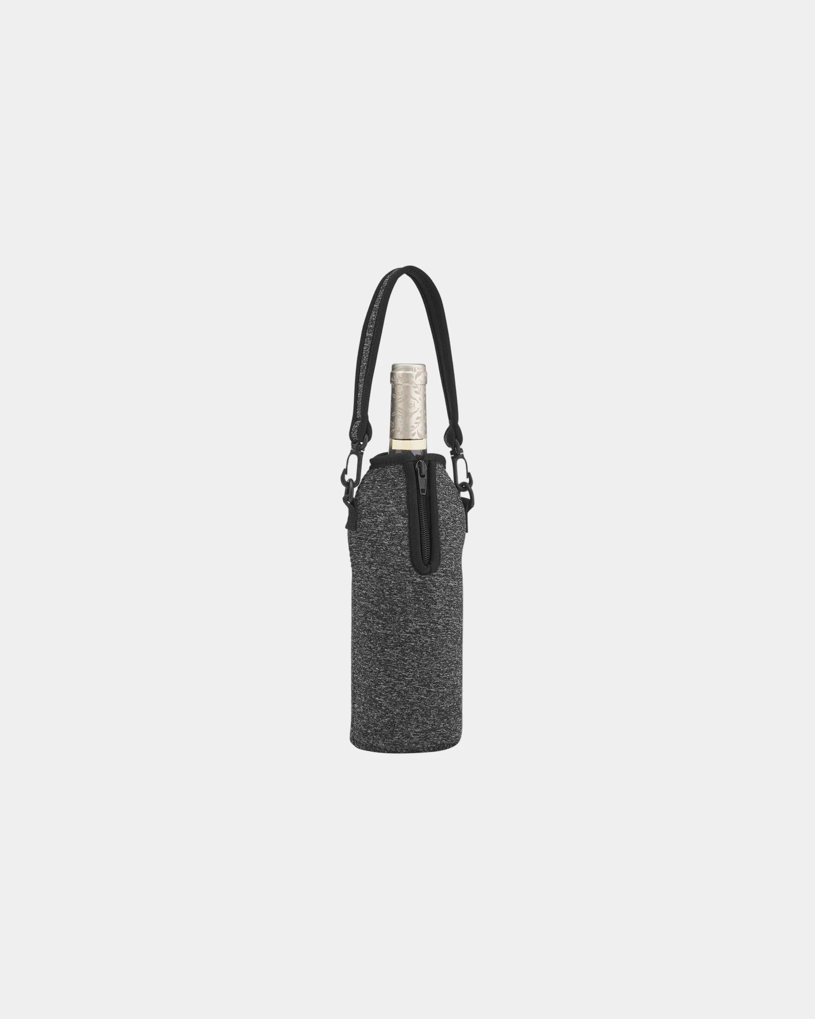 Custom neoprene wine cooler bag with corkscrew set - 4